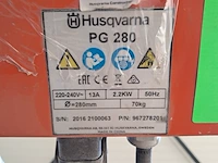 Betonschuurmachine 280mm 230v husqvarna, pg280, bouwjaar 2017 - afbeelding 8 van  8