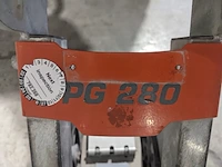 Betonschuurmachine 280mm 230v husqvarna, pg280, bouwjaar 2017 - afbeelding 15 van  15