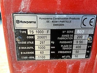Betonzaag husqvarna ts1000f 2008 - afbeelding 16 van  24