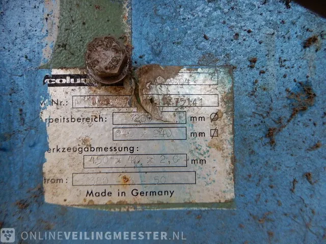 Beugelzaag machine columbo, 380v - afbeelding 5 van  20