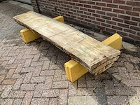 Beuk - 2020 gezaagd 170 x 490 x 2420 mm - schaaldeel (3x) - afbeelding 1 van  6
