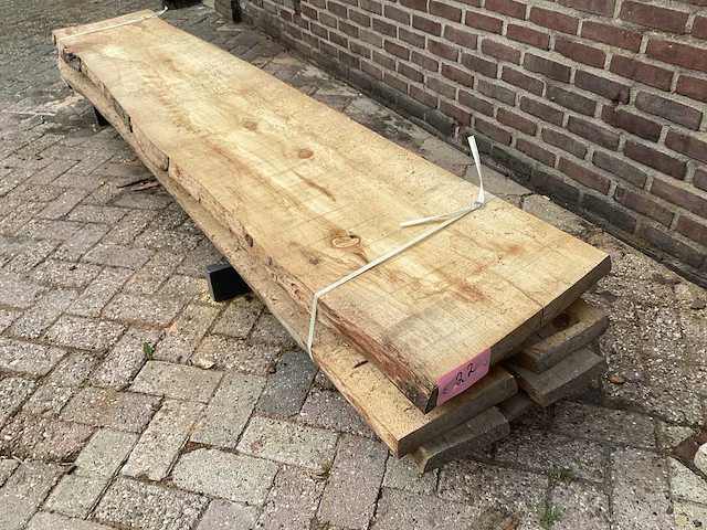 Beuk - kd ovengedroogd 2740 x500x 260 mm - schaaldeel (5x) - afbeelding 1 van  6
