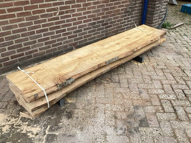 Beuk - kd ovengedroogd 2740 x500x 260 mm - schaaldeel (5x) - afbeelding 3 van  6