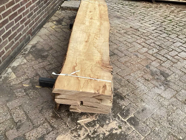 Beuk - kd ovengedroogd 2740 x500x 260 mm - schaaldeel (5x) - afbeelding 4 van  6
