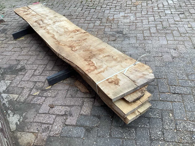 Beuk - kd ovengedroogd 3000x530x220 mm - schaaldeel (5x) - afbeelding 5 van  6
