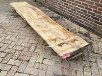 Beuk - kd ovengedroogd 3000x570x220 mm - schaaldeel (5x) - afbeelding 1 van  6