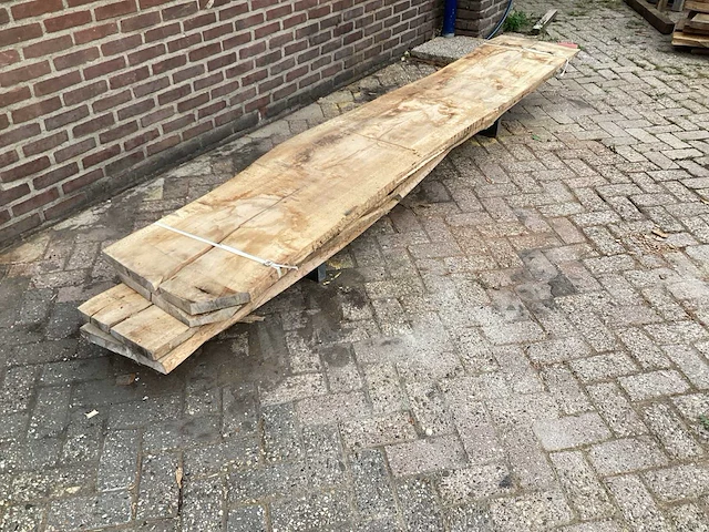 Beuk - kd ovengedroogd 3000x570x220 mm - schaaldeel (5x) - afbeelding 3 van  6