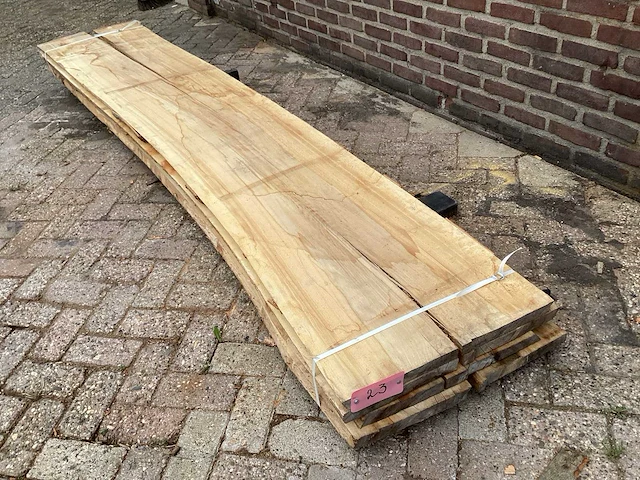 Beuk - kd ovengedroogd 3020 x 590 x 170 mm - schaaldeel (4x) - afbeelding 1 van  6
