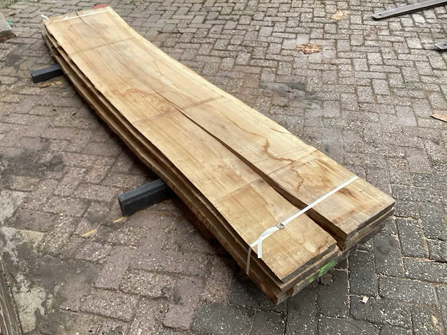 Beuk - kd ovengedroogd 3020 x 590 x 170 mm - schaaldeel (4x) - afbeelding 5 van  6