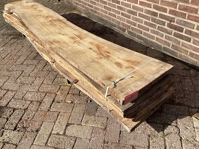 Beuk - kd ovengedroogd 3070 x 530 x 280 mm - schaaldeel (7x) - afbeelding 1 van  6