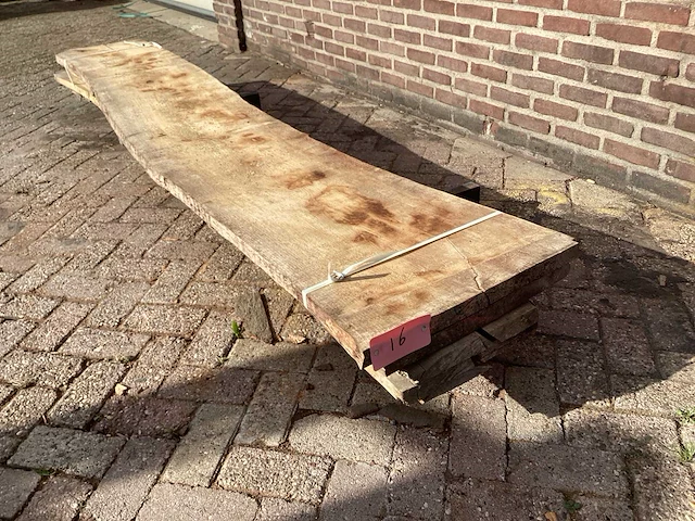 Beuk - kd ovengedroogd 3080x 530 x200 mm - schaaldeel (5x) - afbeelding 1 van  6