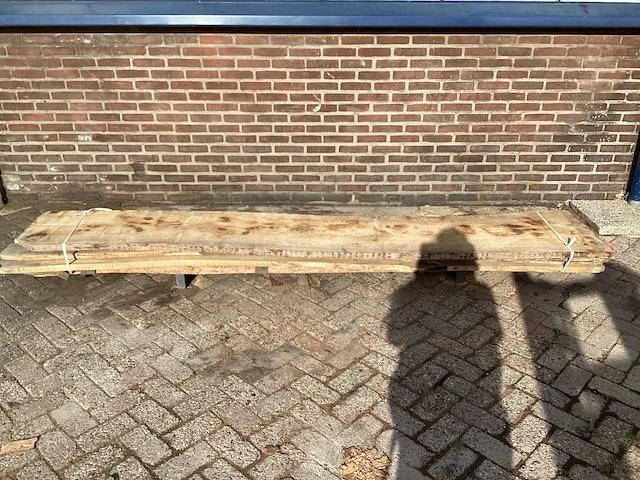 Beuk - kd ovengedroogd 3080x 530 x200 mm - schaaldeel (5x) - afbeelding 2 van  6