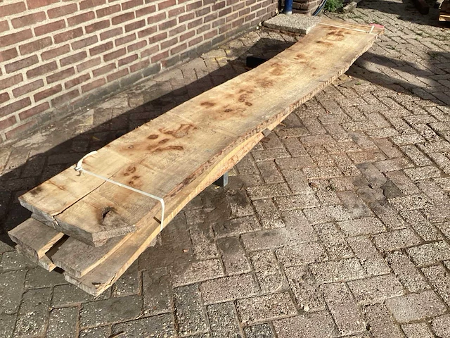 Beuk - kd ovengedroogd 3080x 530 x200 mm - schaaldeel (5x) - afbeelding 3 van  6