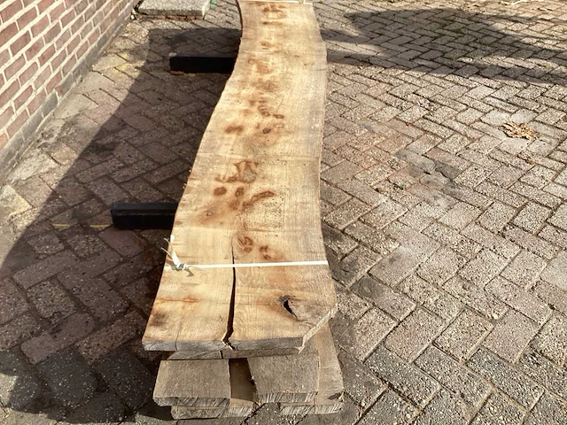 Beuk - kd ovengedroogd 3080x 530 x200 mm - schaaldeel (5x) - afbeelding 4 van  6