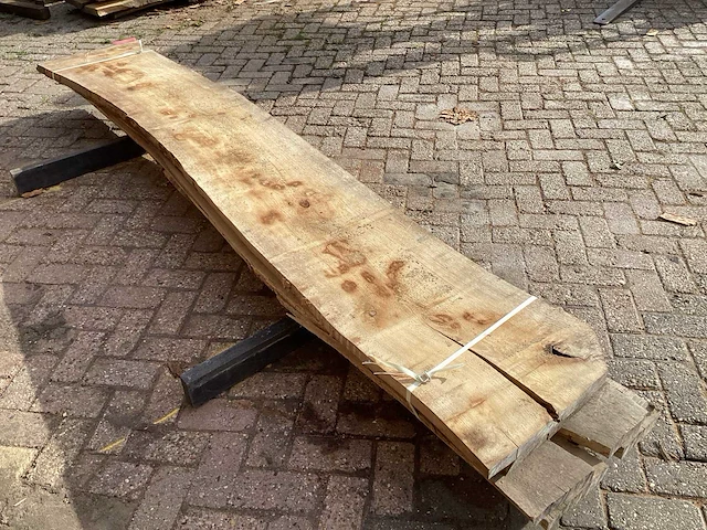 Beuk - kd ovengedroogd 3080x 530 x200 mm - schaaldeel (5x) - afbeelding 5 van  6