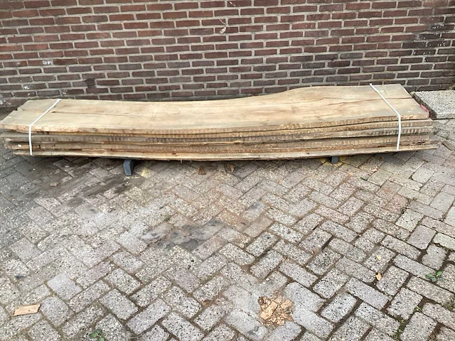 Beuk - kd ovengedroogd 3150 x 630 x300 mm - schaaldeel (7x) - afbeelding 2 van  7