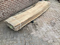 Beuk - kd ovengedroogd 3150 x 630 x300 mm - schaaldeel (7x) - afbeelding 3 van  7