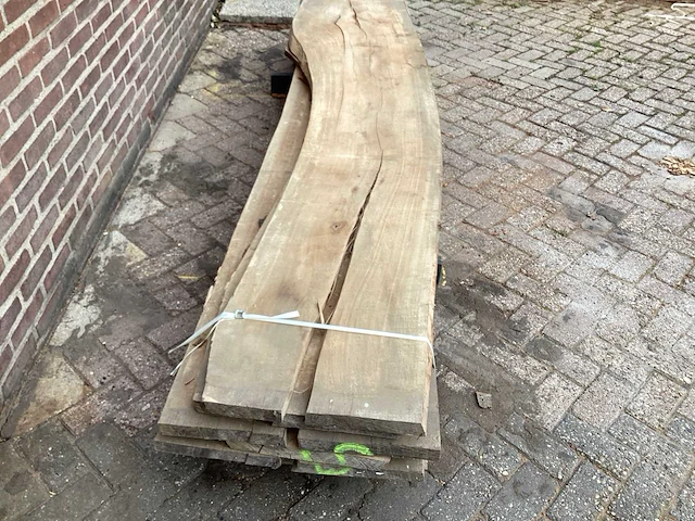 Beuk - kd ovengedroogd 3150 x 630 x300 mm - schaaldeel (7x) - afbeelding 4 van  7