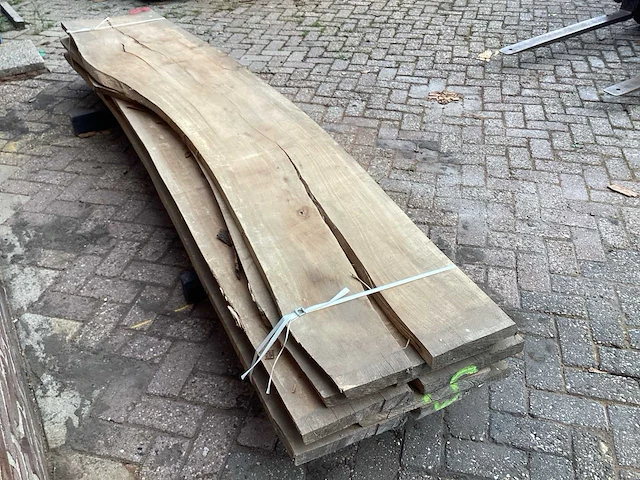 Beuk - kd ovengedroogd 3150 x 630 x300 mm - schaaldeel (7x) - afbeelding 5 van  7