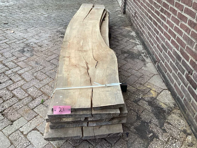 Beuk - kd ovengedroogd 3150 x 630 x300 mm - schaaldeel (7x) - afbeelding 6 van  7