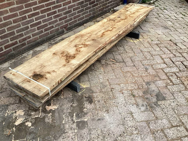 Beuk - kd ovengedroogd 3180 x 530 x 220 mm - schaaldeel (5x) - afbeelding 3 van  6