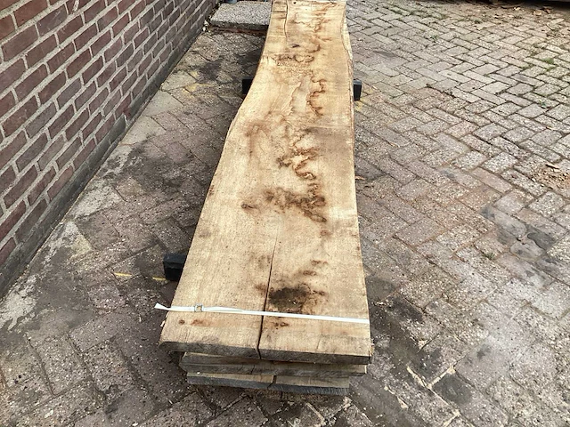 Beuk - kd ovengedroogd 3180 x 530 x 220 mm - schaaldeel (5x) - afbeelding 4 van  6