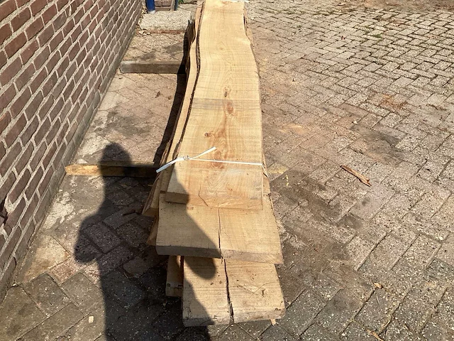 Beuk - kd ovengedroogd 3300x400x 400 mm - schaaldeel (6x) - afbeelding 4 van  5