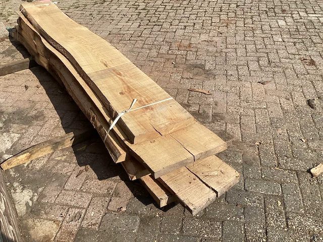 Beuk - kd ovengedroogd 3300x400x 400 mm - schaaldeel (6x) - afbeelding 5 van  5