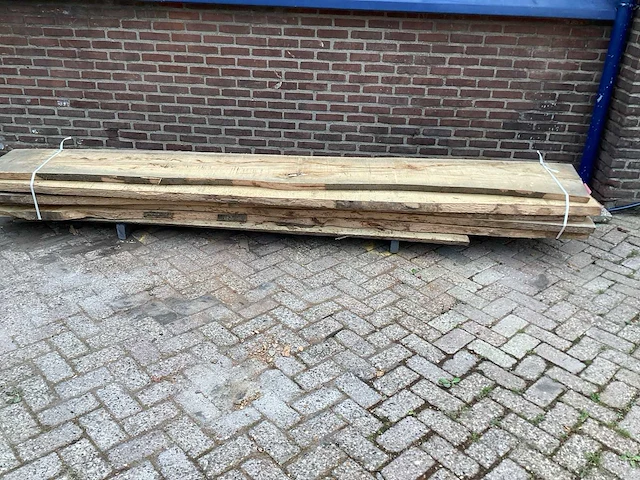 Beuk - kd ovengedroogd 3400x650 x 350 mm - schaaldeel (6x) - afbeelding 2 van  6