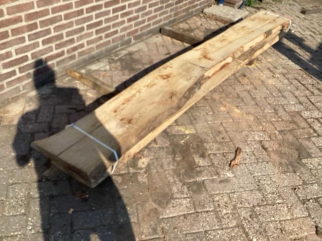 Beuk - kd ovengedroogd 3440x400x220 mm - schaaldeel (3x) - afbeelding 3 van  6