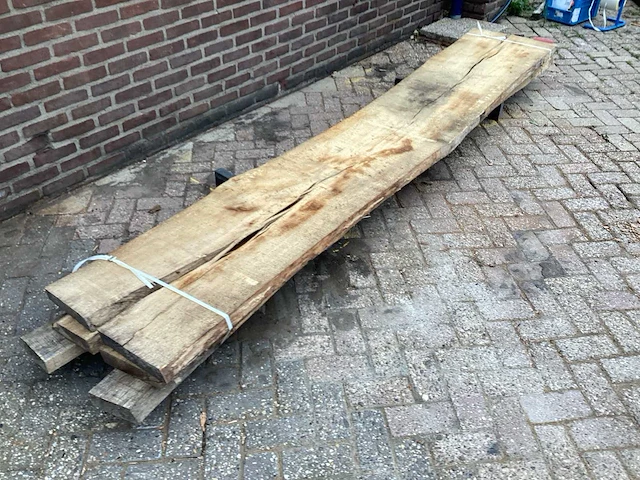 Beuk - kd ovengedroogd 3450x560x180 mm - schaaldeel (3x) - afbeelding 3 van  6
