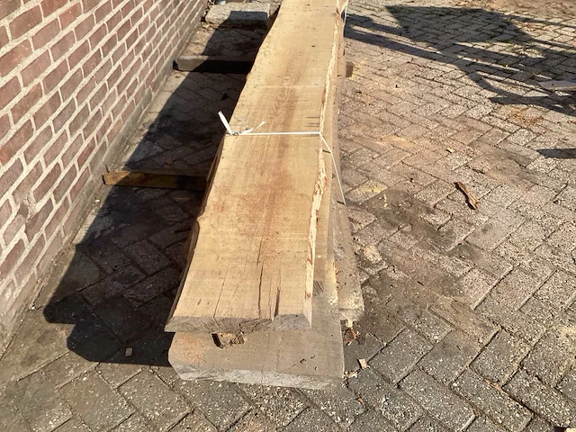 Beuk - kd ovengedroogd 3550x 500x 430 mm - schaaldeel (7x) - afbeelding 4 van  5