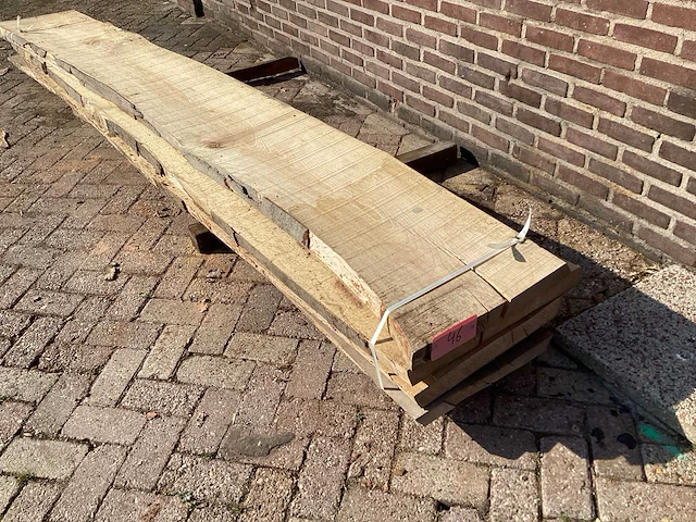 Beuk - kd ovengedroogd 3700x500x300 mm - schaaldeel (5x) - afbeelding 1 van  6