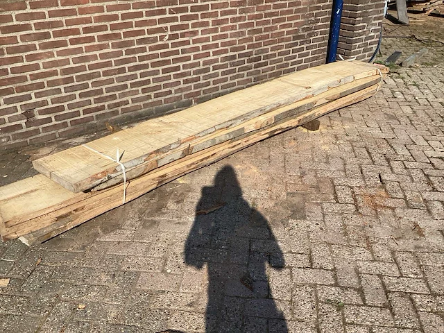 Beuk - kd ovengedroogd 3700x500x300 mm - schaaldeel (5x) - afbeelding 3 van  6