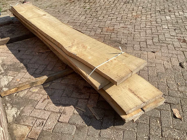 Beuk - kd ovengedroogd 3700x500x300 mm - schaaldeel (5x) - afbeelding 5 van  6