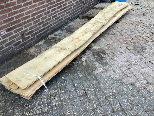Beuk - kd ovengedroogd 4040x600x200 mm - schaaldeel (6x) - afbeelding 3 van  6