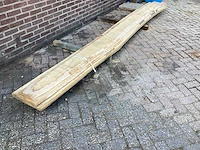Beuk - kd ovengedroogd 4070x500x170 mm - schaaldeel (5x) - afbeelding 3 van  6