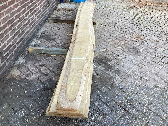 Beuk - kd ovengedroogd 4070x500x170 mm - schaaldeel (5x) - afbeelding 4 van  6