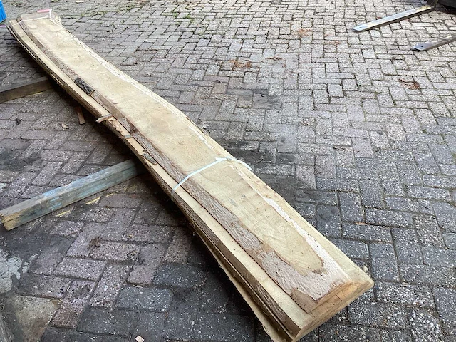 Beuk - kd ovengedroogd 4070x500x170 mm - schaaldeel (5x) - afbeelding 5 van  6