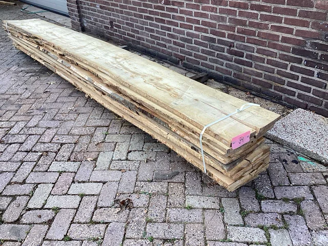 Beuk - kd ovengedroogd 4080 x500x380 mm - schaaldeel (12x) - afbeelding 1 van  6