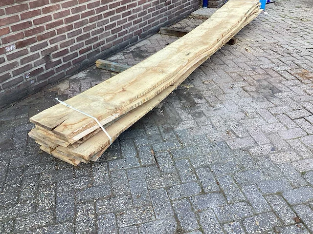 Beuk - kd ovengedroogd 4100 x 500x 300 mm - schaaldeel (8x) - afbeelding 3 van  6