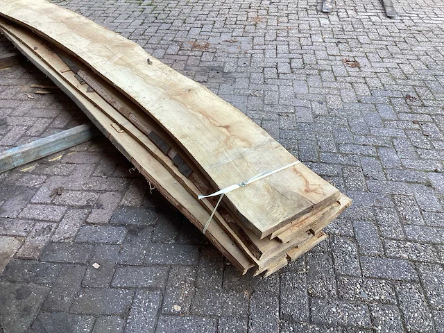 Beuk - kd ovengedroogd 4100 x 500x 300 mm - schaaldeel (8x) - afbeelding 5 van  6