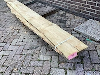 Beuk - kd ovengedroogd 4100x 350x120 mm - schaaldeel (4x) - afbeelding 1 van  6