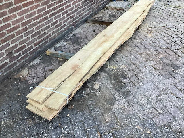 Beuk - kd ovengedroogd 4100x 350x120 mm - schaaldeel (4x) - afbeelding 3 van  6