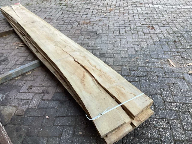 Beuk - kd ovengedroogd 4100x 450x 200 mm - schaaldeel (5x) - afbeelding 5 van  6