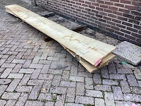 Beuk - kd ovengedroogd 4100x 550x 300 mm - schaaldeel (6x) - afbeelding 1 van  6