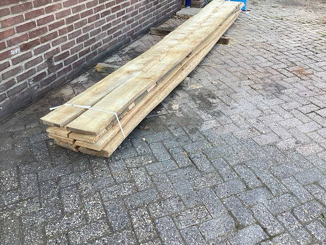 Beuk - kd ovengedroogd 4150x500x250 mm - schaaldeel (7x) - afbeelding 3 van  6