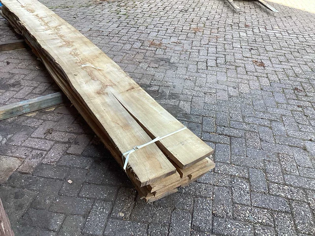 Beuk - kd ovengedroogd 4150x500x250 mm - schaaldeel (7x) - afbeelding 5 van  6