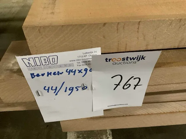 Beuken balken 44x90mm (44x) - afbeelding 4 van  4