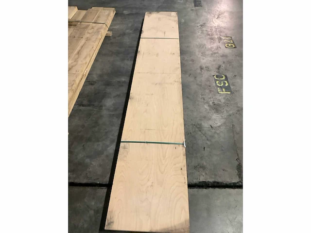 Beuken gelamineerde panelen 30x600 mm (2x) - afbeelding 3 van  3